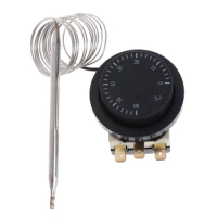 250V/380V 16A 0-60℃ Temperature Control Designed for Electric Oven Capillary Thermostat Controlled Durable
