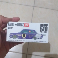 MINI GT KAIDO HOUSE KHMG002 DATSUN 510 PRO STREET OG PURPLE UNGU