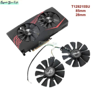 85mm T129215SU Video Graphics Card Cooling Fans for ASUS EX-RX 570 GTX 1070 1060 DUAL for GeForce RX570-4G 8G GPU Cooler Fan