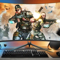 4K resolution gaming 34" 32 inch 1ms TN curved 144hz computer monitor