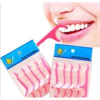 Disposable Oral Cleaning Floss Stick Dental Floss Interdental Toothpick Oral Care