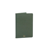【MONOCOZZI】RFID防盜皮革式護照套-橄欖綠(護照包 護照夾 證件套 票卡夾 防盜刷卡夾)