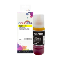 【Color24】for EPSON 黃色 增量版 T00V400/70ml 相容連供墨水(適用 EPSON L3110/L3150/L3250/L1110/L3116)