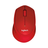 เมาส์ไร้สาย แดง Logitech M331