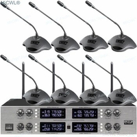 High Quality CCS900 8 Desktop Gooseneck Digital Wireless Microphone Meeting Room Press Conference System