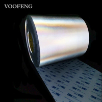 VOOFENG High Silver Self-Adhesive Reflective Fabric Tape Sticker for Safety Clothes Car Helmet DIY Cutting RS-880BJ3M