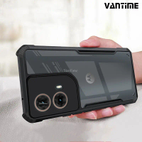 Sarung Motorola Moto G85, Vantime, Kusyen Kalis Kejutan Tegar Tepi, Sarung Keras Lutsinar Jelas, Sar