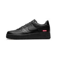【NIKE 耐吉】休閒鞋 Supreme x Nike Air Force 1 Low 聯名款 黑 男女鞋 CU9225-001