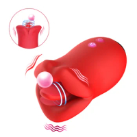 Female Clit Oral Licking Tongue Vibrator Rotating Nipples Stimulator Orgasm Vagina Oral Sex Vibrator Adults Sex Toys for Women
