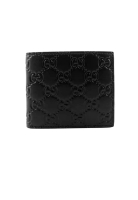 Gucci Men's Signature GG Leather Bifold Wallet Black 779836