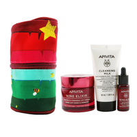 艾蜜塔 Apivita - 酒神仙美顏 (酒之靈藥 - 質地濃厚) 禮盒裝：去皺霜 50ml+ 面部油 10ml+ 卸妝乳 50ml+ 小袋