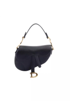 Christian Dior 二奢 Pre-loved Christian Dior saddle bag Handbag leather black