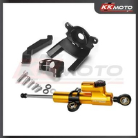 KENDMOTO Kawasaki Z1000 2014-2024 Bracket Steering Damper Set Gold