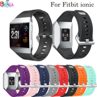 Watch band For Fitbit ionic silicone sport watch bands wristband Replacement high quality smart watch strap For Fitbit ionic L/S