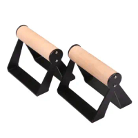 Wood Push Up Bars Parallettes Home Gym Fitness Portable Exercise Equipment Handles Yoga Gymnastic Training Tool Push-ups Stands