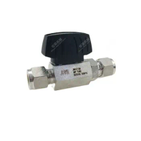 1/4", 3/8", 1/2" Tube Fitting Lok Ends Ball Valve Dimensions SS316L Stainless Steel