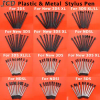 JCD 10PCS Metal Telescopic Stylus Plastic Stylus Touch Screen Pen for 2DS 3DS New 2DS LL XL New 3DS XL LL For NDSL NDSi