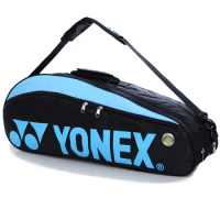 Genuine Yonex Badminton Bag For 3 Rackets Women Men Sports Handbag