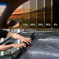 3mX1m Nano Ceramic Film Tint Car Auto Home Car Glass Window Foils Explosion Proof Solar Protection UV Protector Sticker