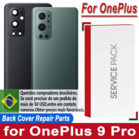 High Quality New Back Housing For OnePlus 9 Pro Back Cover Battery Glass Door Rear Battery Cover Housing Case with Camera Lens