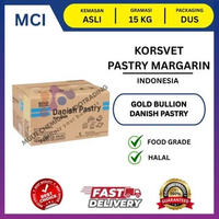 KORSVET GOLD BULLION DANISH PASTRY UNTUK CROISSANT 15 KG