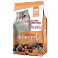 【Phoenix 菲尼斯】菲尼斯貓食-煙燻雞肉口味9kg(福壽貓飼料 貓飼料 貓乾糧 寵物飼料 貓糧 貓食)