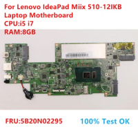 Untuk For Lenovo IdeaPad Miix 510-12IKB Laptop Motherboard With CPU:i5 i7 FRU:5B20N02295 100% Test OK