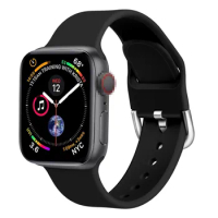 Sport Silicone strap for apple watch 42mm 38mm 44mm 40mm band fashion bracelet The New watchband for iwatch series 6 se 5 4 3 2