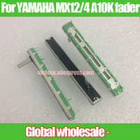 5pcs For YAMAHA MX12/4 mixer length 75mm straight sliding potentiometer A10K / fader variable resistors handle length 15MMC