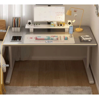 學習辦公桌子L型書架（【單桌】灰色桌120*60*76cm）