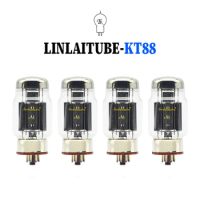 Linlai Tube HIFI KT88 BLACK CARBON PLATE REPLACE SHUGUANG/PSVANE EH/GOLD LION KT88/6550 Matched Pair Quality Guarantee