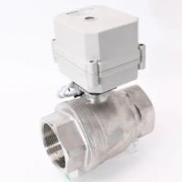 2 way stainless steel 2" inch 50mm electric actuated ball valve DN50 motorized ball valve