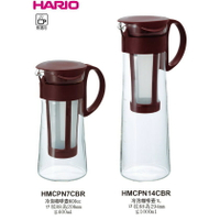 日本《HARIO》咖啡色冷泡咖啡壺 600-1000ml/2個尺寸/1入 Drink eat 器皿工坊