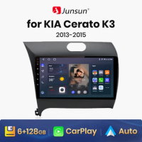 Junsun V1 AI Voice Wireless CarPlay Android Auto Radio for KIA Cerato K3 2013 2014 2015 4G Car Multimedia GPS 2din autoradio