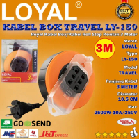 Murah Roll Kabel Box Travel 3 Meter Loyal Ly-150