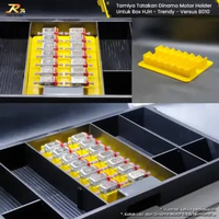 Tamiya Tatakan Dinamo Holder Laci Box HJH Trendy Meiho Versus 8010 Hitam