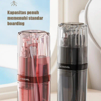 Travel Set Alat Mandi 6in1 untuk Mudik, 6/8 Botol Shampoo & Sabun Portabel dalam Kit Toiletries Prak