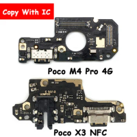 Poco M3 Original New USB Charging Port Flex Cable Connector Board For Xiaomi Poco X3 NFC Global Version Poco X3 Pro Poco F2 Pro