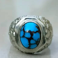 Batu Pirus Mesir Blue Royal HQ / Pirus Mesir Ceplok Kuro