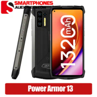 Ulefone Power Armor 13 13200mAh Rugged Phone 256GB Android 11 Waterproof Smartphone 6.81” 2.4G/5G WLAN Mobile Phones NFC Global