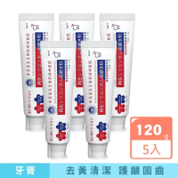 【日本櫻日井】再生矽齦固齒護理牙膏120g 5入(固齒牙膏)