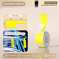 NIIMBOT M2 Stiker Label Kabel kusut, Label serat optik Tahan Air, Tahan Lama dan Tidak Luntur Kabel 