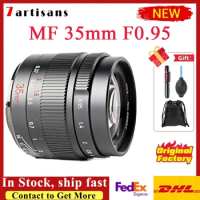 7artisans 35mm F0.95 Large Aperture Portrait Lens for Sony E for Canon EF-M M6 A6600 Fuji FX Nikon Z Z9 M4/3 Mount
