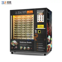 Automatic Hotting Meal Food Selling Vending Machine With Microwave Bigger Size Venidng Machine