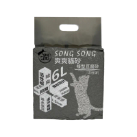 【爽爽貓砂】活性碳條型天然豆腐貓砂6L-8入組(貓砂 豆腐砂)