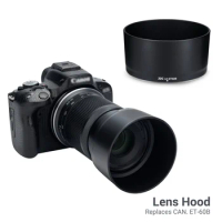 JJC Reversible Lens Hood for Canon RF-S 55-210mm F5-7.1 IS STM lens for EOS R50 R7 R10 R8 R6 R5 R5C R3 RP Replaces Canon ET-60B