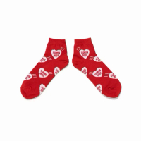 (พร้อมส่ง) ถุงเท้า Humanmade HEART SHORT SOCKS Size L ของแท้จากญี่ปุ่น