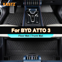 Fits BYD ATTO 3 Floor Mat Luggage Mat Trunk Liner LHD RHD Left Right Rudder Four Seasons Waterproof Wear-resistant Floor Liner