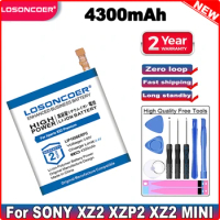 LOSONCOER New Listing 4300mAh LIP1656ERPC Battery For SONY Xperia XZ2 Premium XZP2 XZ2MINI XZ2 MINI Good Quality Battery