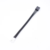 12cm/30cm Mini 4-Pin GPU Fan Male to Female 4-Pin Motherboard Standard fan PWM Sleeved Adapter Cable black